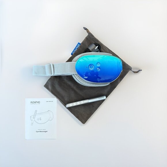 RENPHO Eyeris 1 Eye Face Massager w/ Heat Sleep Mask Migraine Relief Bluetooth + - Picture 2 of 16